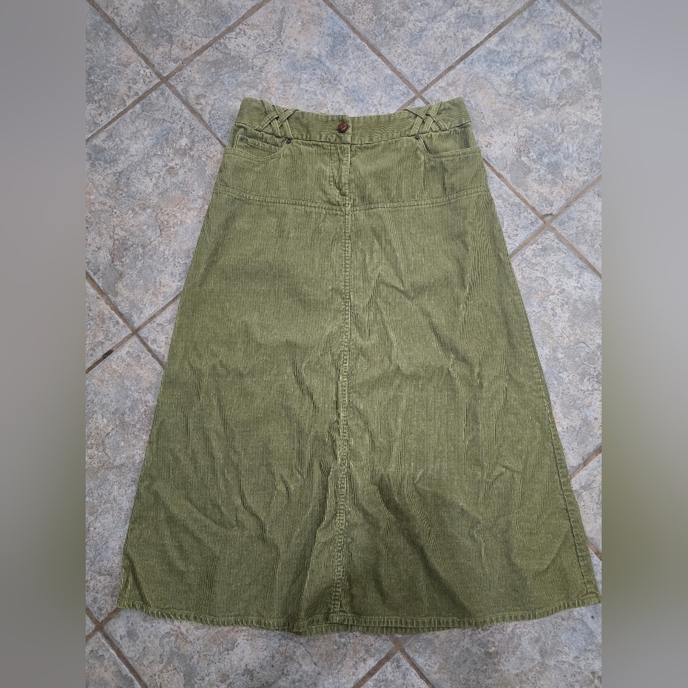 Olive Green Women's Skirt